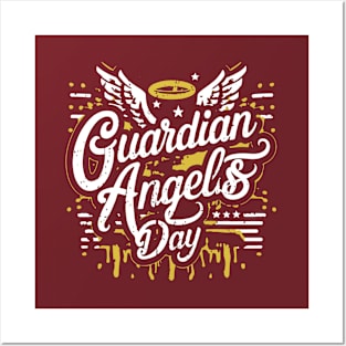 Guardian Angels Day - October Posters and Art